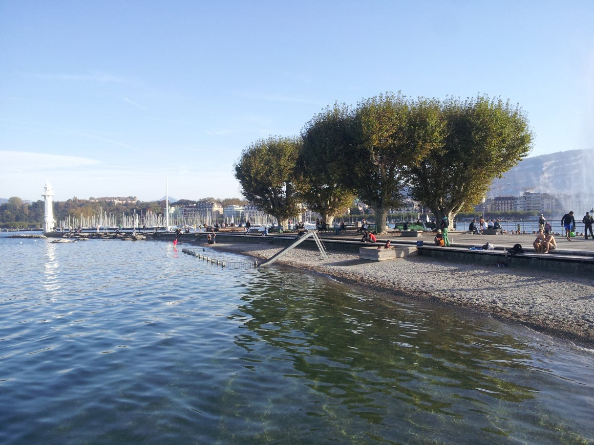 Plage amenagee Geneve Plage amenagee Geneve
