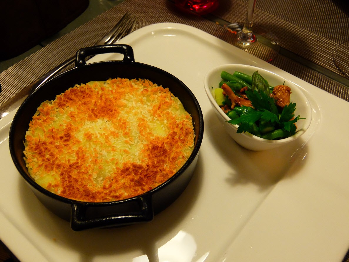 Parmentier de confit de canard mijoté Parmentier de confit de canard mijoté