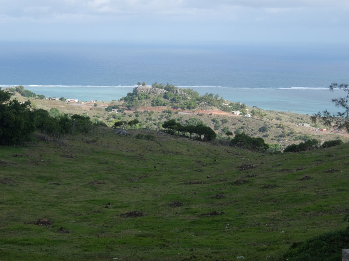 Vue sur l'ocean depuis la tyrolienne Vue sur l'ocean depuis la tyrolienne