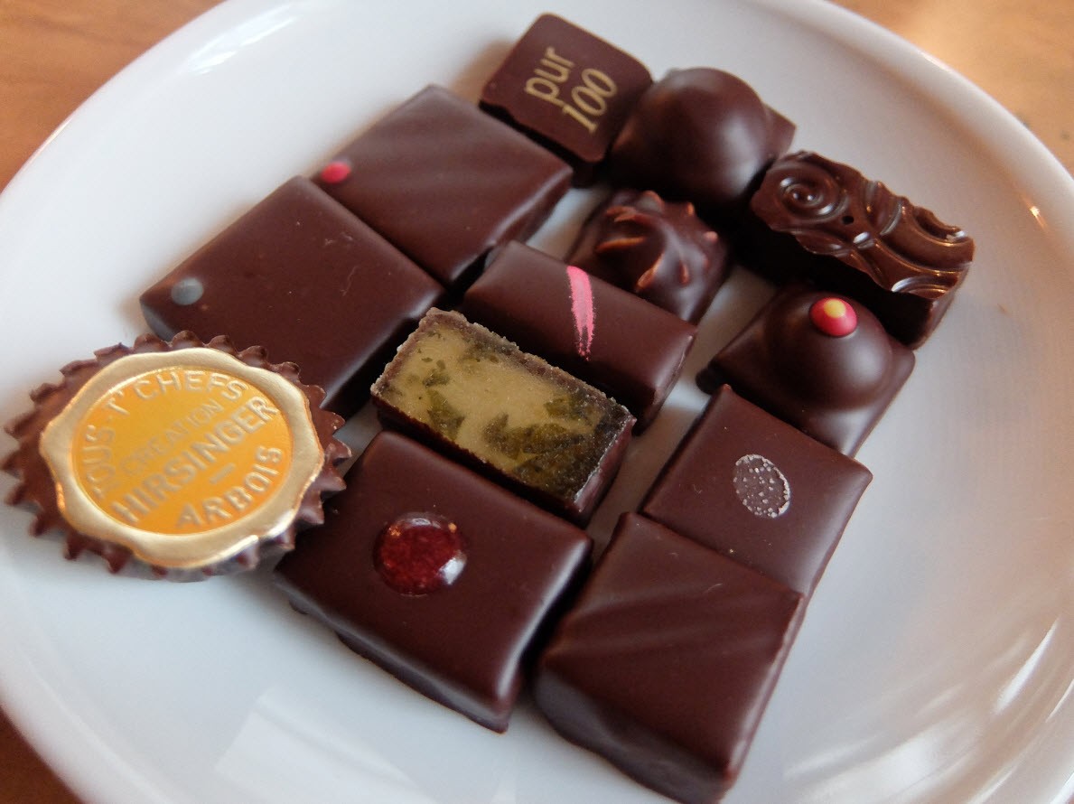 Plateau degustation de chocolats Hirsinger Plateau degustation de chocolats Hirsinger