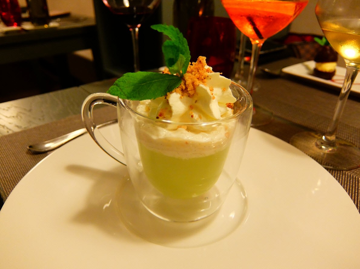 Gelée de pommes vertes et riz au lait Gelée de pommes vertes et riz au lait