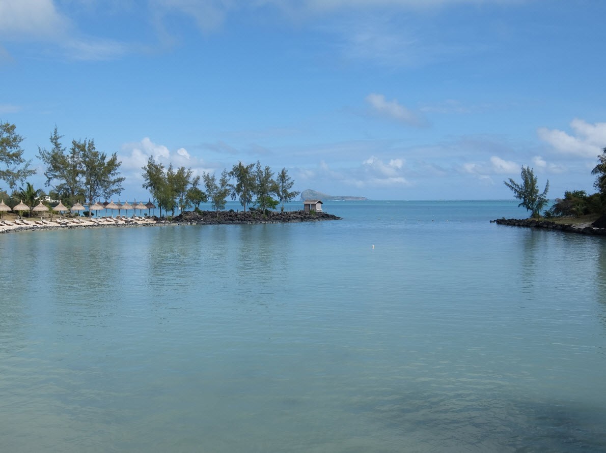 Lagon devant notre chambre Lagon devant notre chambre