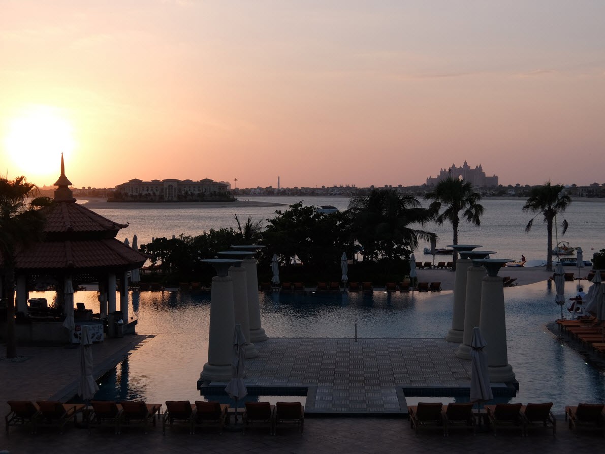Coucher de soleil a Anantara Dubai Coucher de soleil a Anantara Dubai