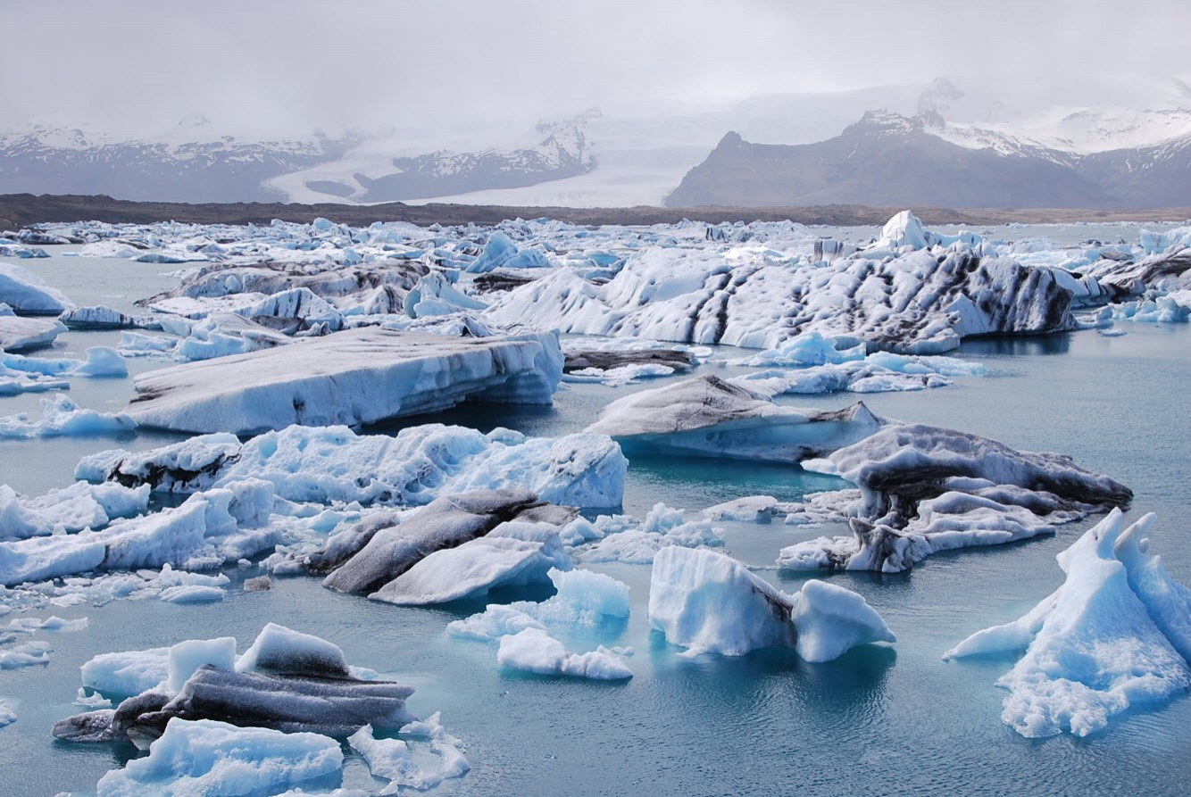 Icebergs Islande vers glacier Icebergs Islande vers glacier