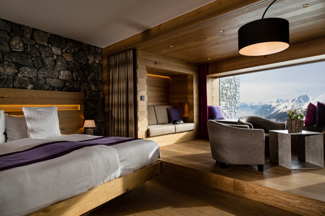 Dormir sur les pistes Crans-Montana - (c) Chetzeron Dormir sur les pistes Crans-Montana - (c) Chetzeron
