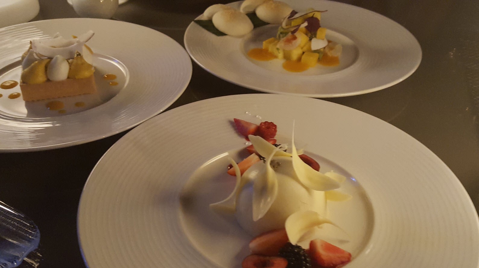 Trio de dessert Trio de dessert