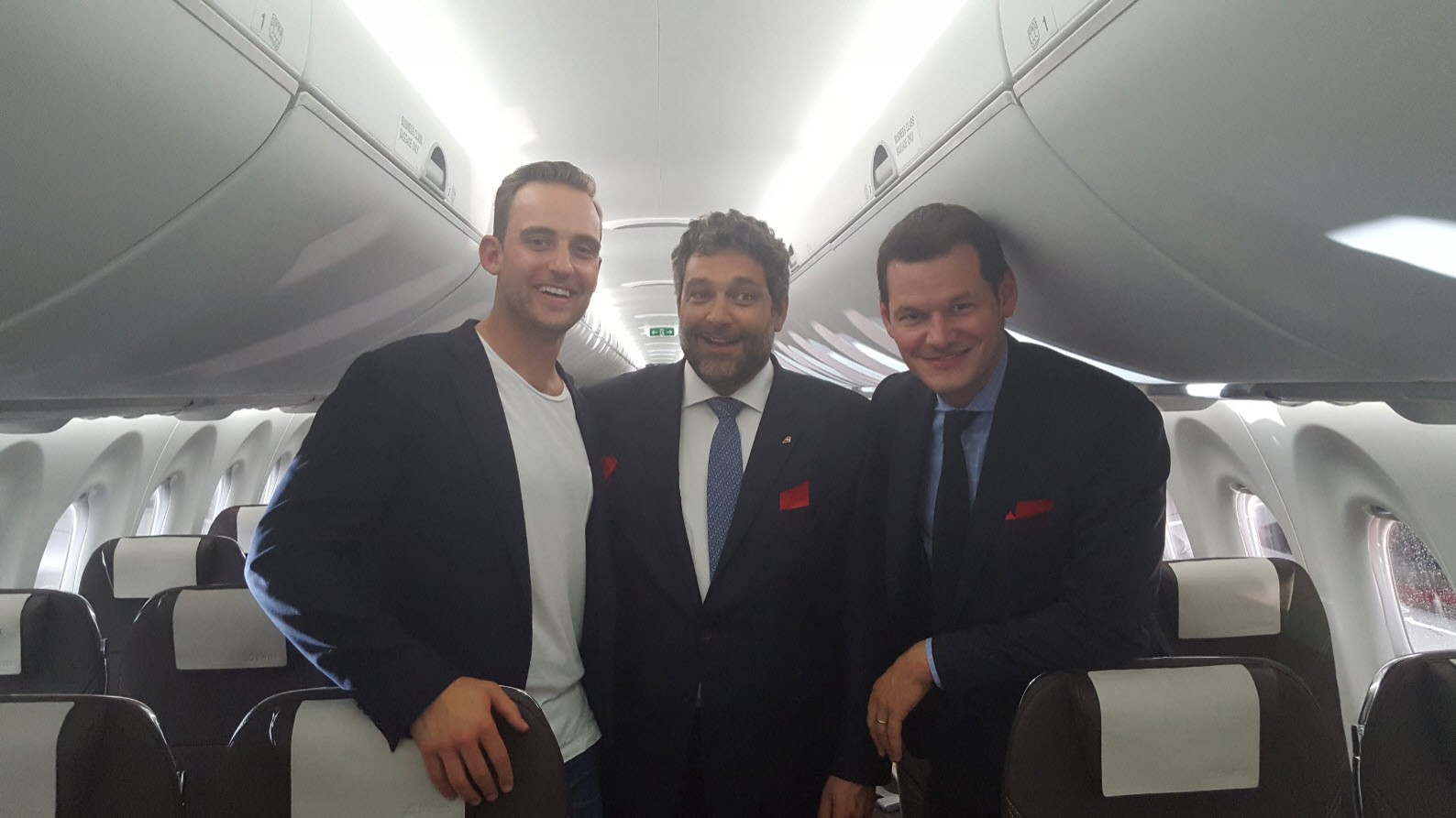 Joel Dicker, Lorenzo Stoll et Pierre Maudet Joel Dicker, Lorenzo Stoll et Pierre Maudet