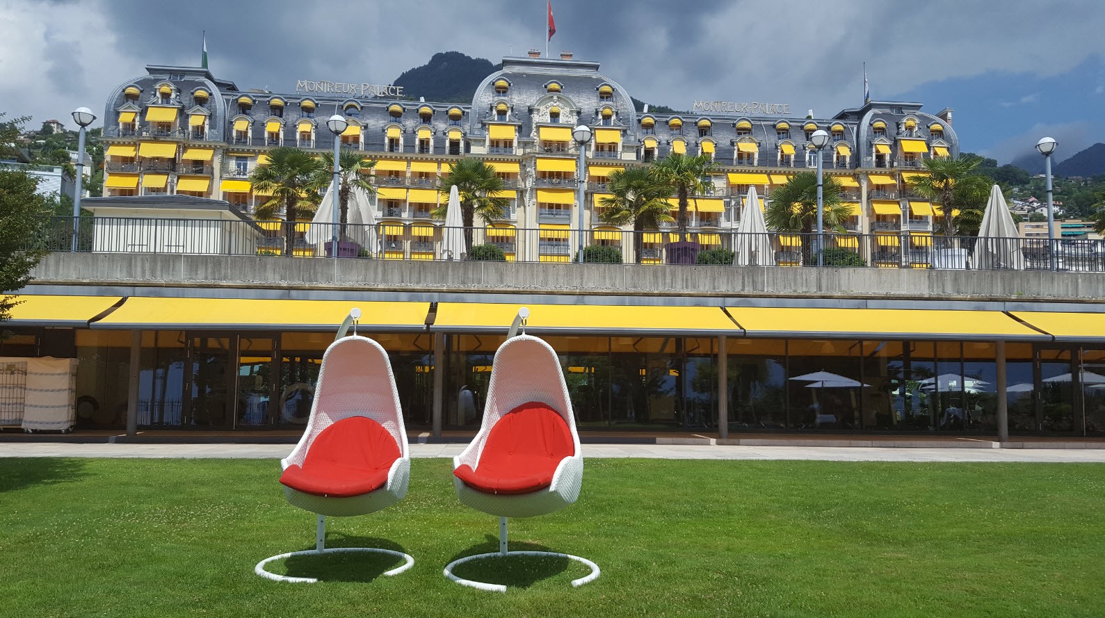 Montreux Palace vu du lac Montreux Palace vu du lac