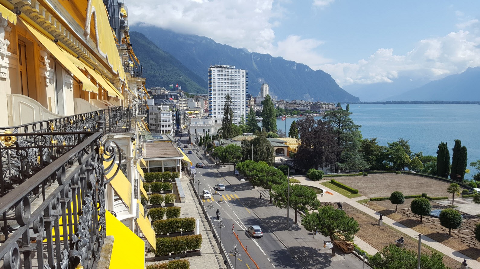 Facade du Fairmont Montreux Le Palace Facade du Fairmont Montreux Le Palace
