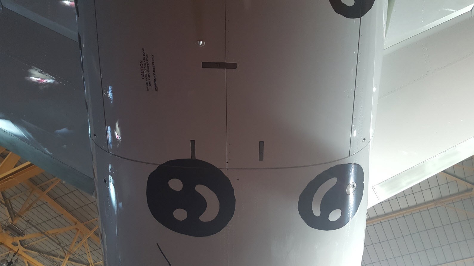 Smileys sous l'avion Smileys sous l'avion