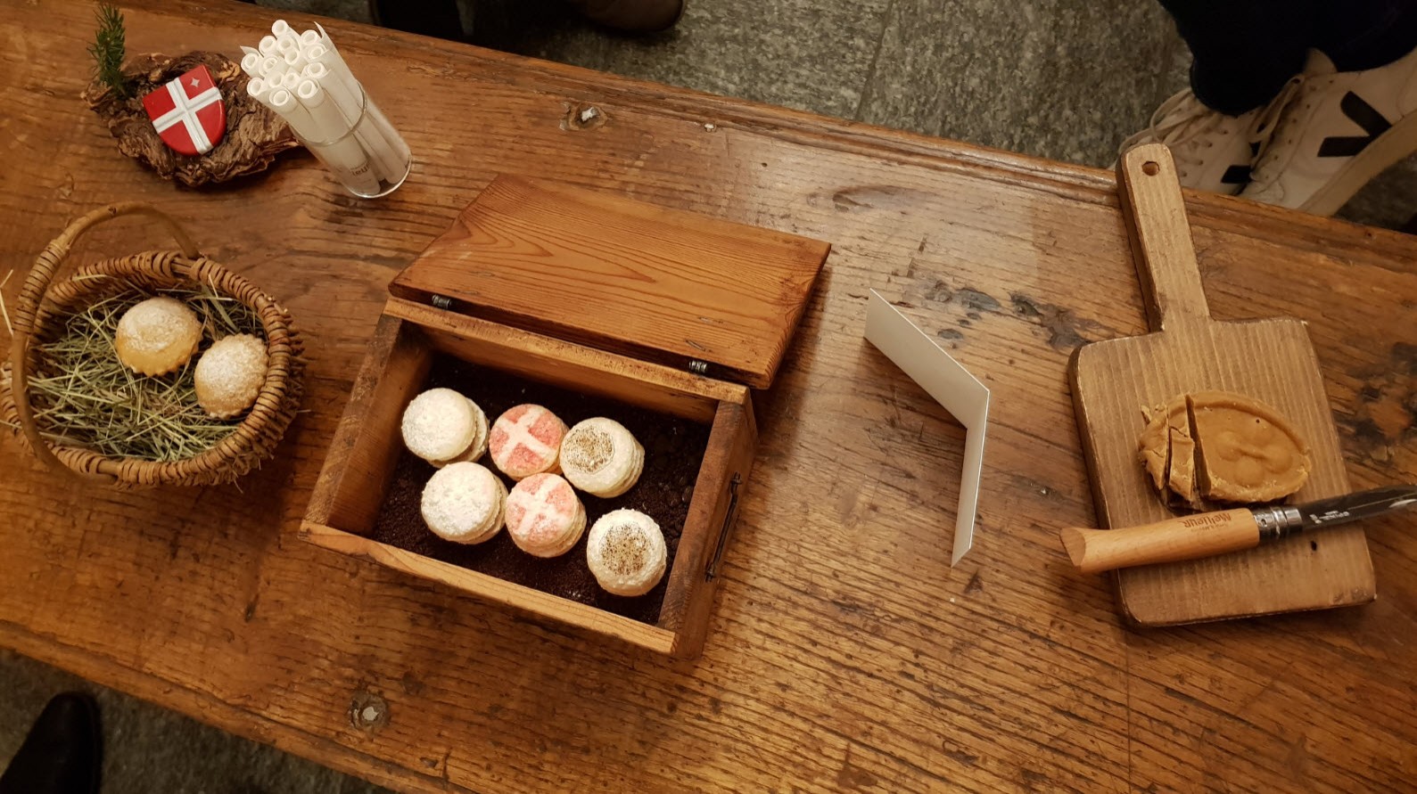 Table de mignardises avec les Chefs Table de mignardises avec les Chefs