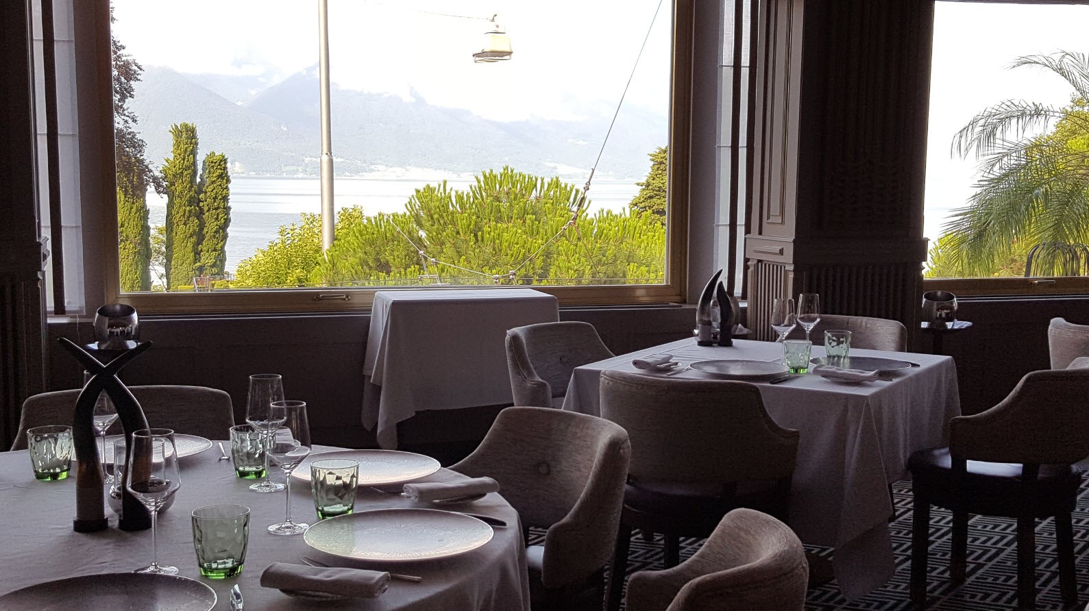 Vue lac depuis le restaurant Vue lac depuis le restaurant