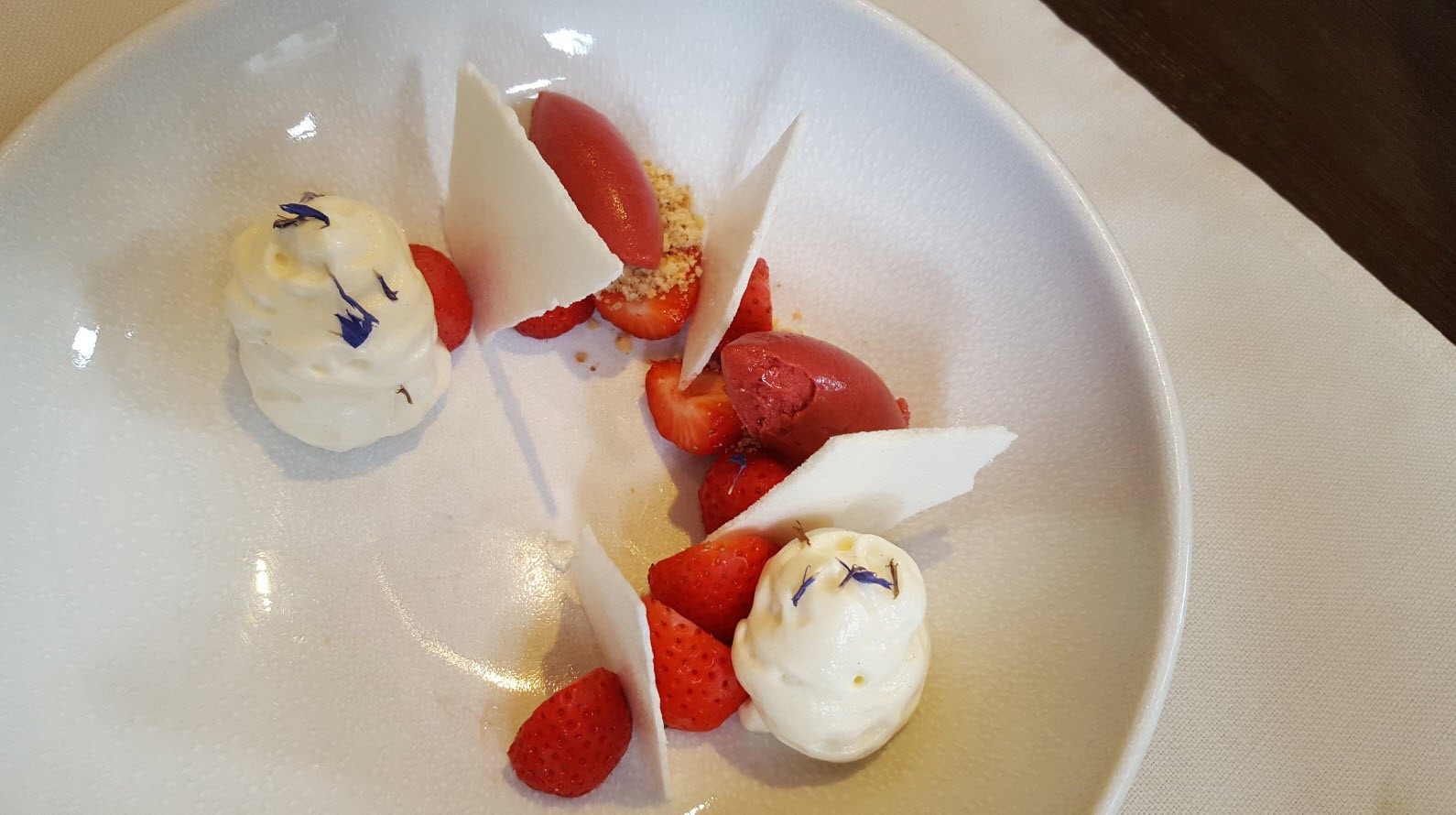 Dessert aux fraises Dessert aux fraises