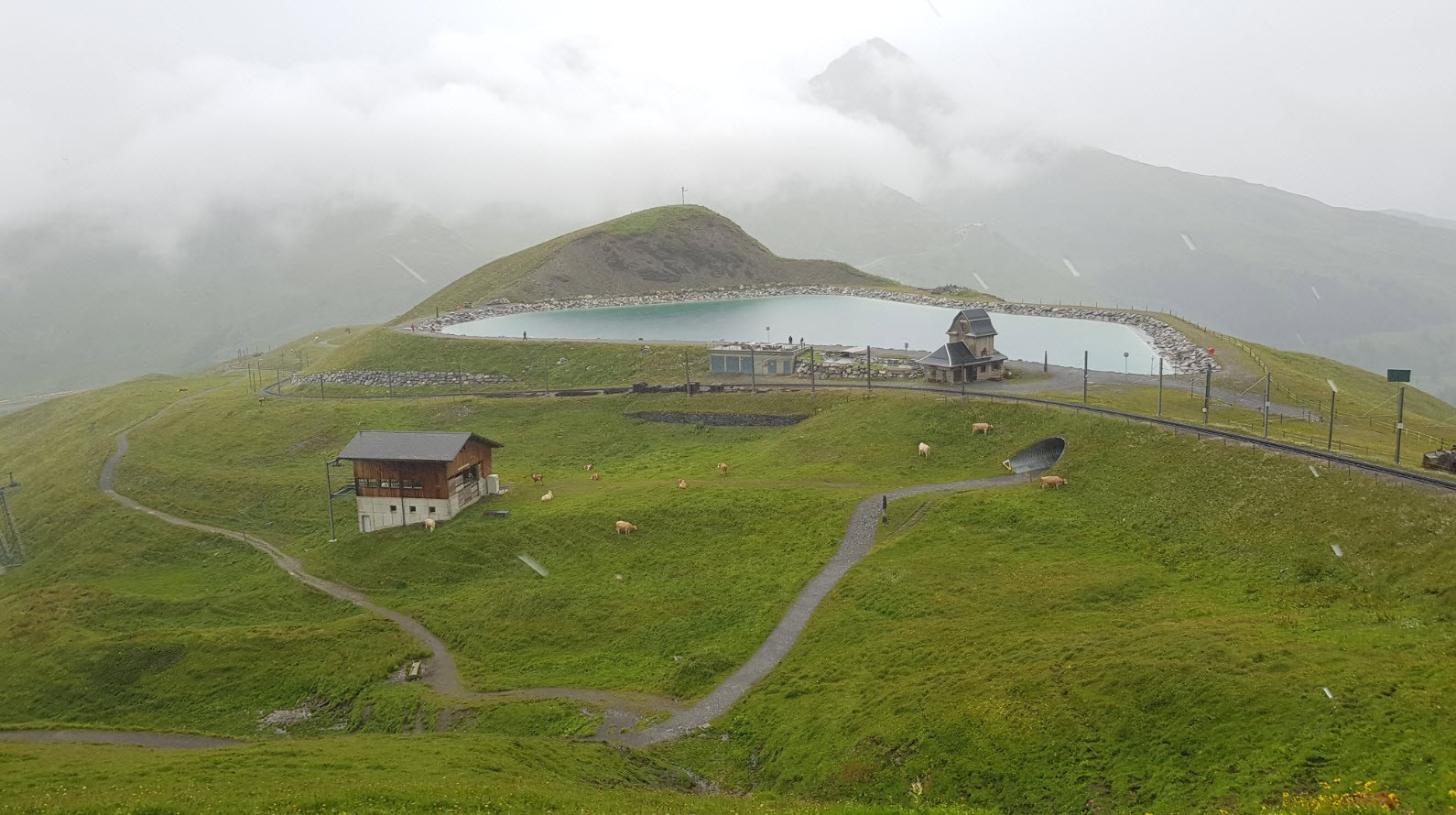 Grindelwald à Kleine Scheidegg en train Grindelwald à Kleine Scheidegg en train