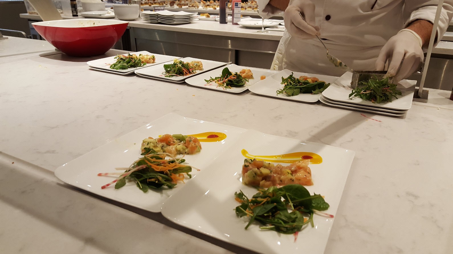 Entrees du jour en live cooking Entrees du jour en live cooking