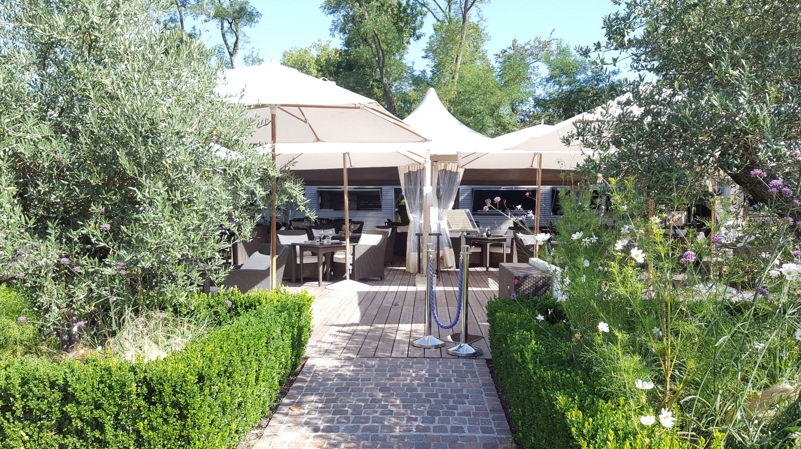 Terrasse du lodge Terrasse du lodge