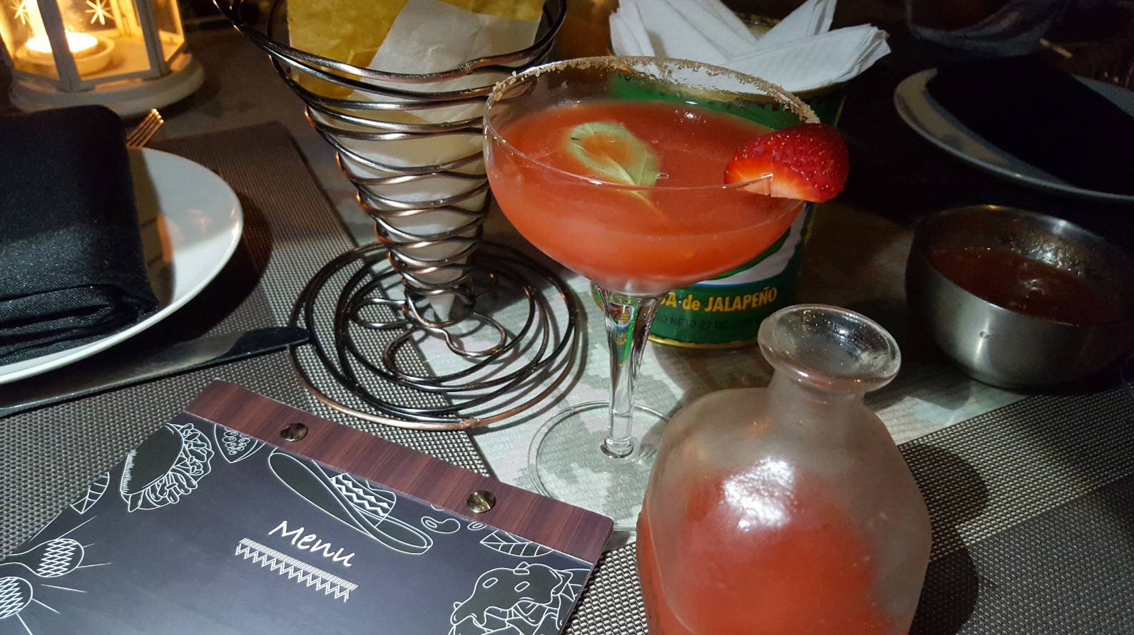 Strawberry basil margarita Strawberry basil margarita