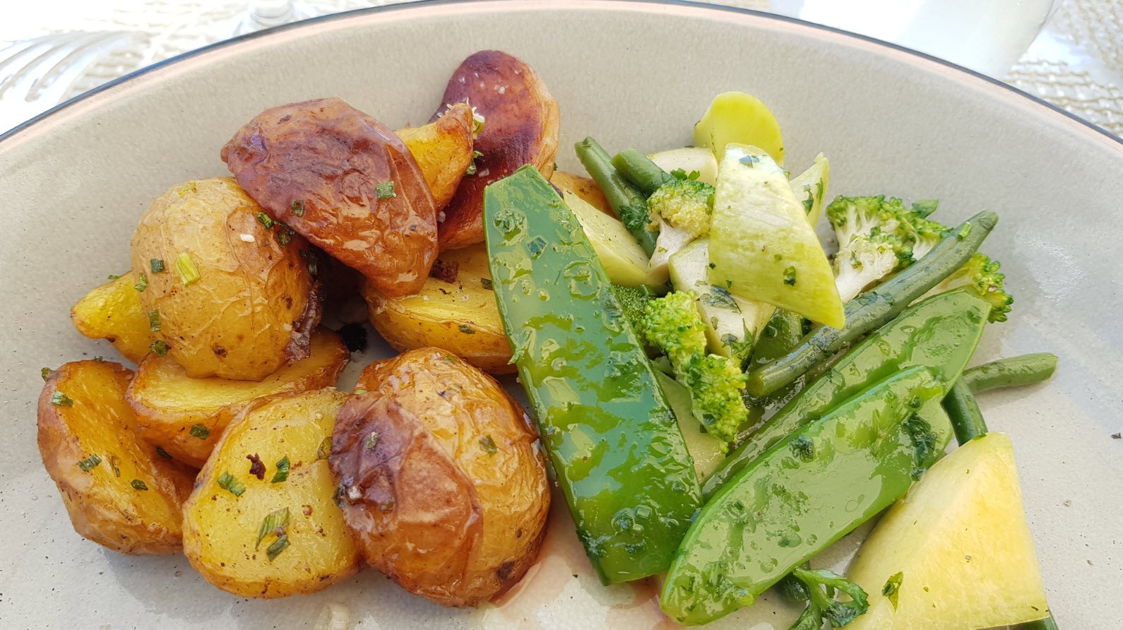 Legumes verts et pommes de terre Legumes verts et pommes de terre