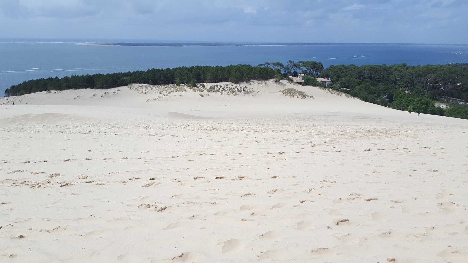 Vue depuis le sommet de la dune Vue depuis le sommet de la dune