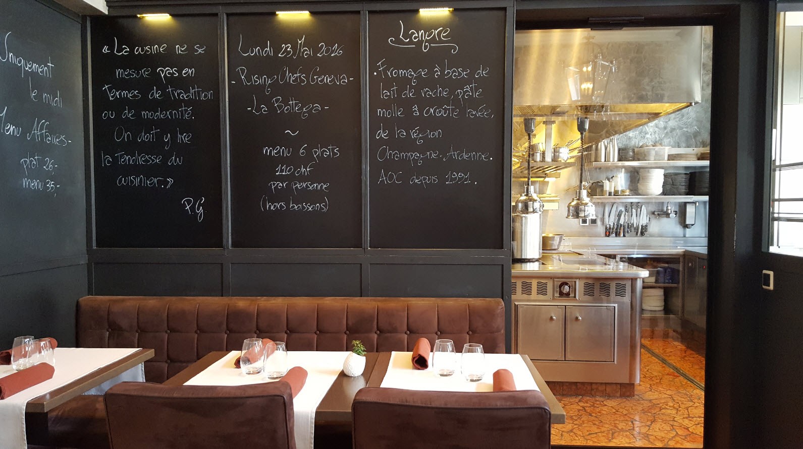 Salle ouverte sur la cuisine Salle ouverte sur la cuisine