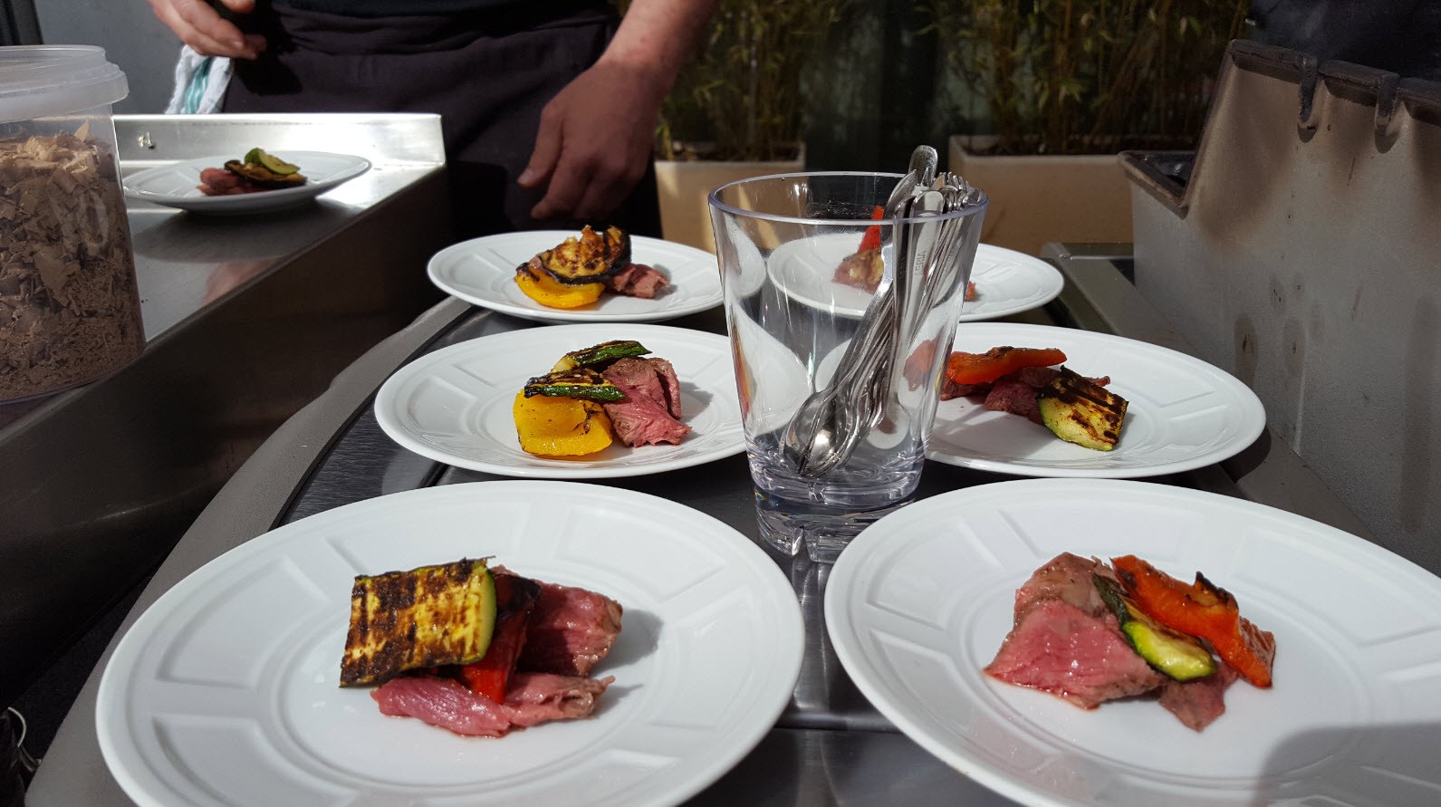 Degustation viandes barbecue Poolside Degustation viandes barbecue Poolside
