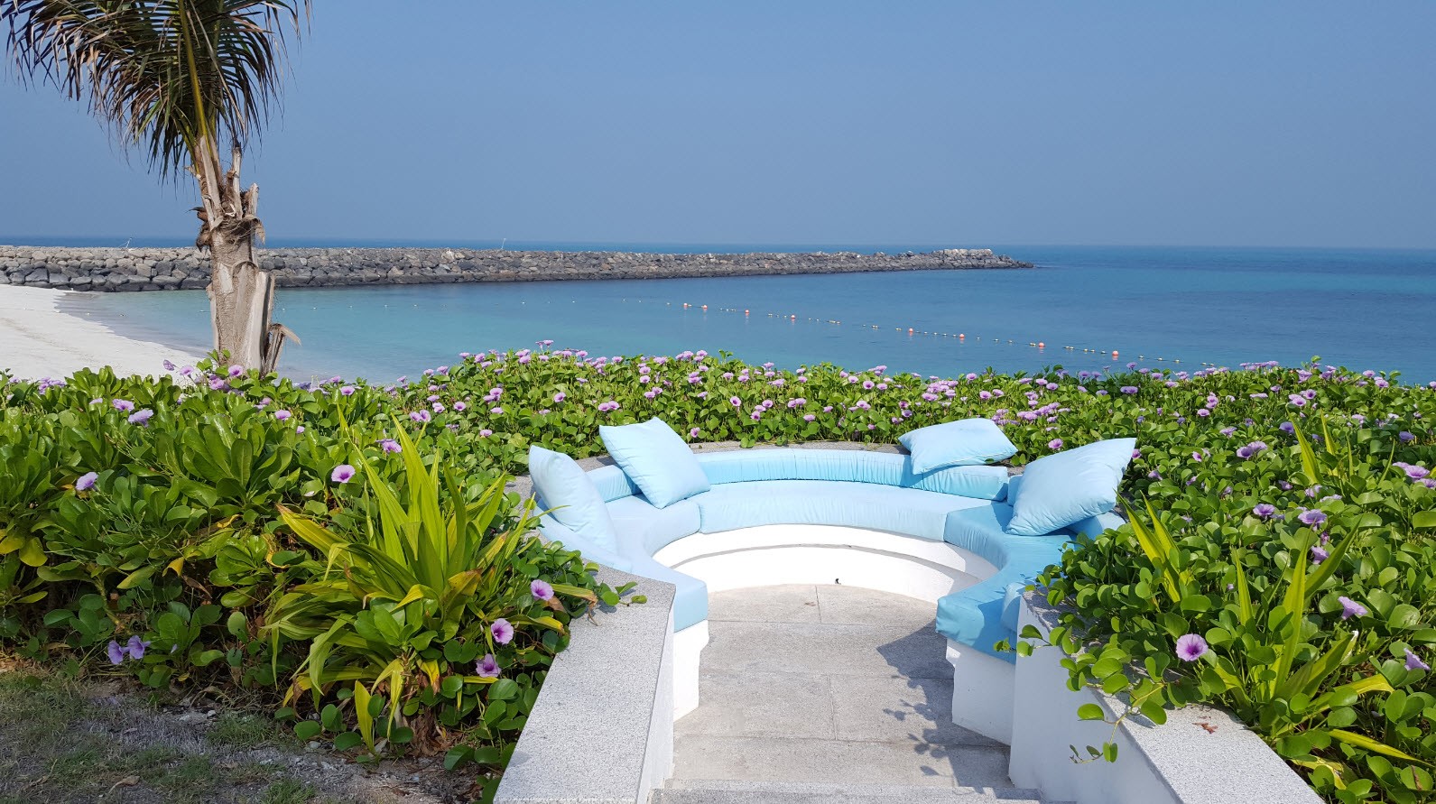Terrasse avec vue golfe persique Terrasse avec vue golfe persique