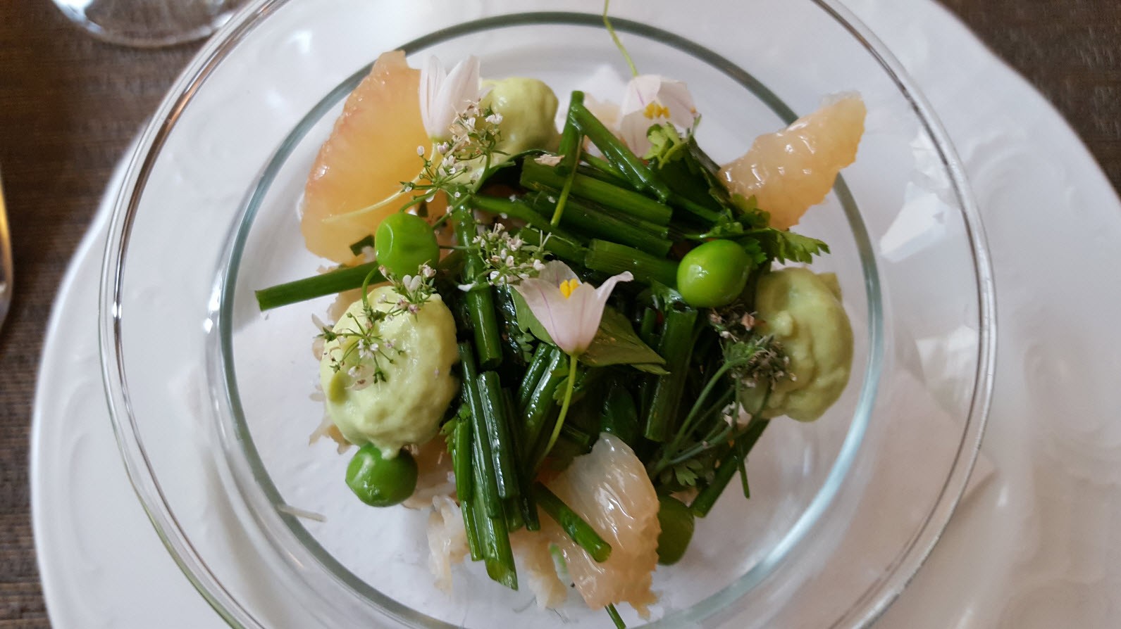 Entree avec du tourteau Entree avec du tourteau
