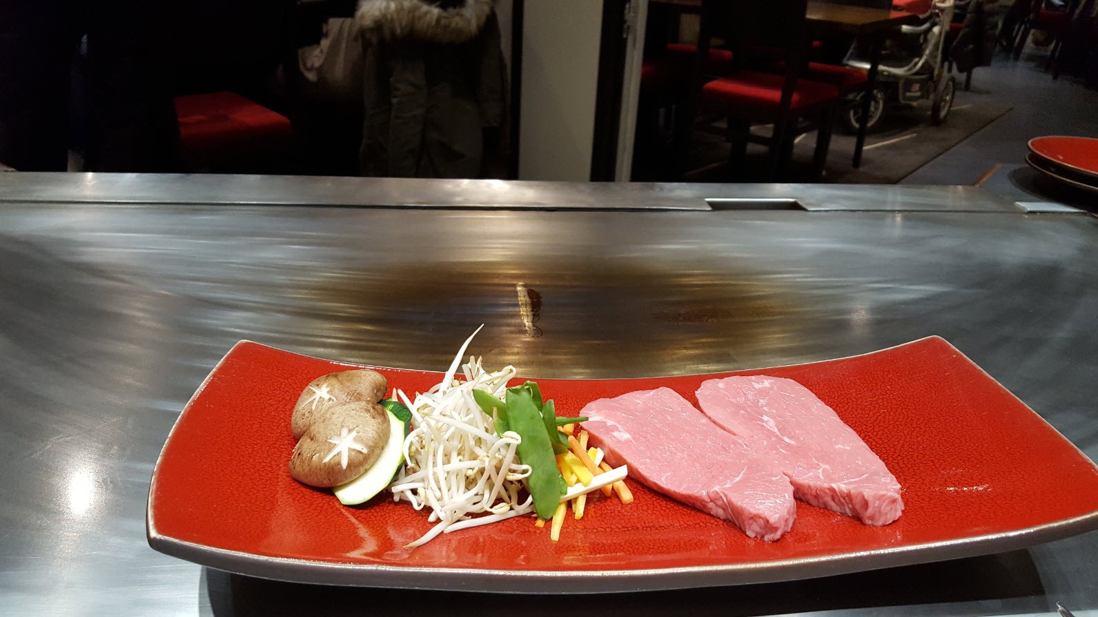 Viande prete pour la cuisson en live Viande prete pour la cuisson en live