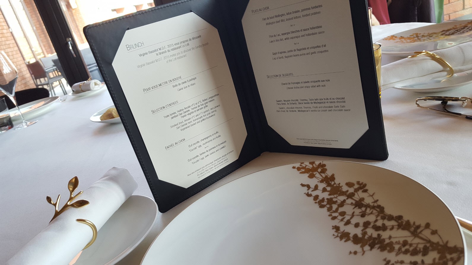 Menu brunch Menu brunch