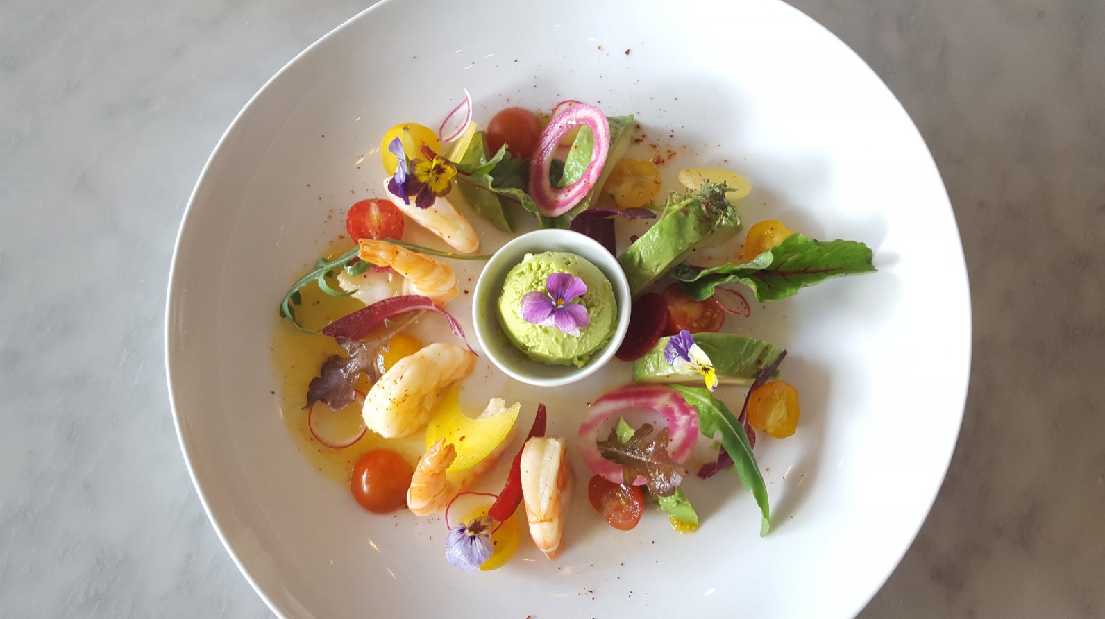 Salade crevette avocat Salade crevette avocat