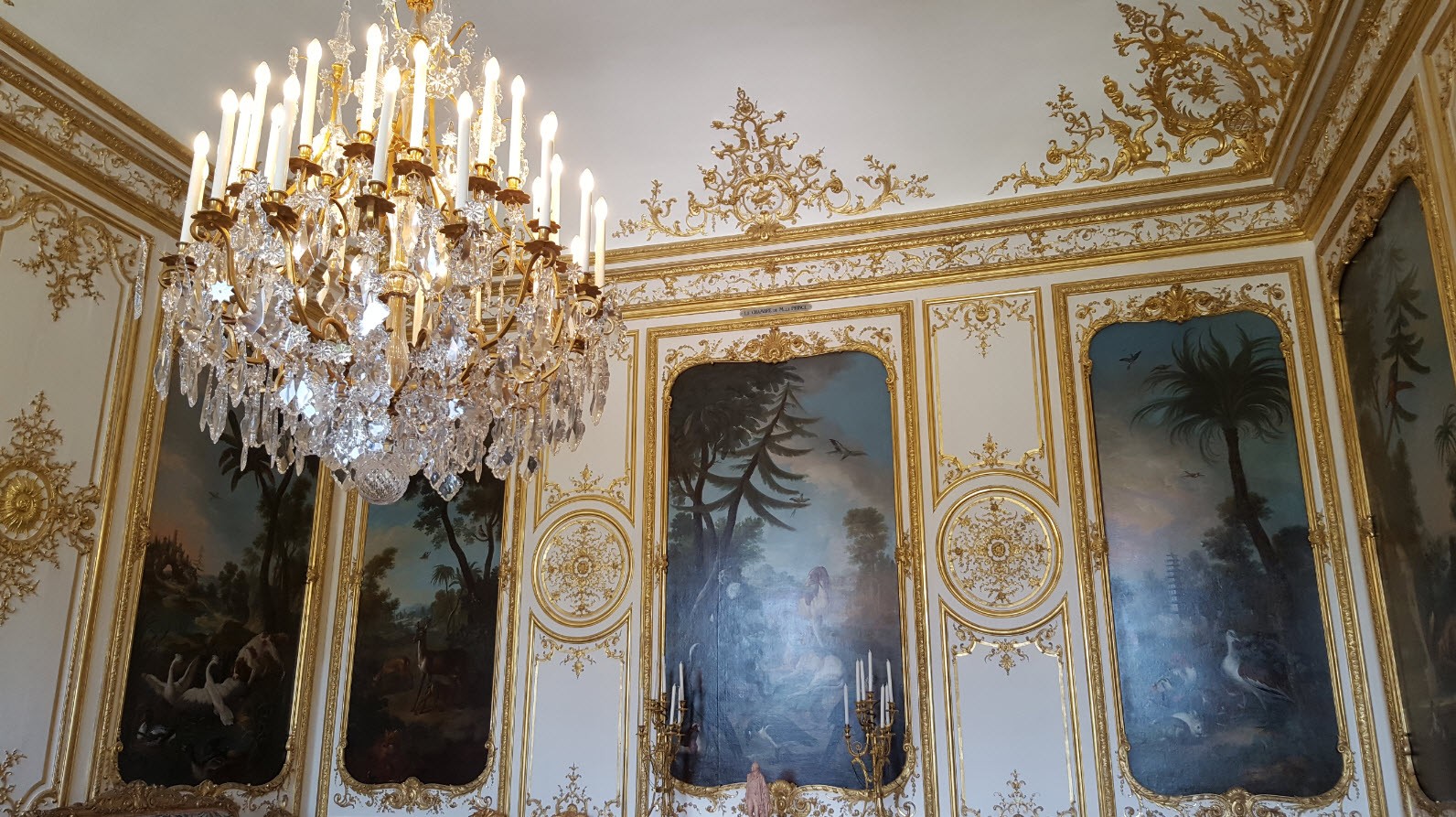 Lustre ancien et peintures Lustre ancien et peintures