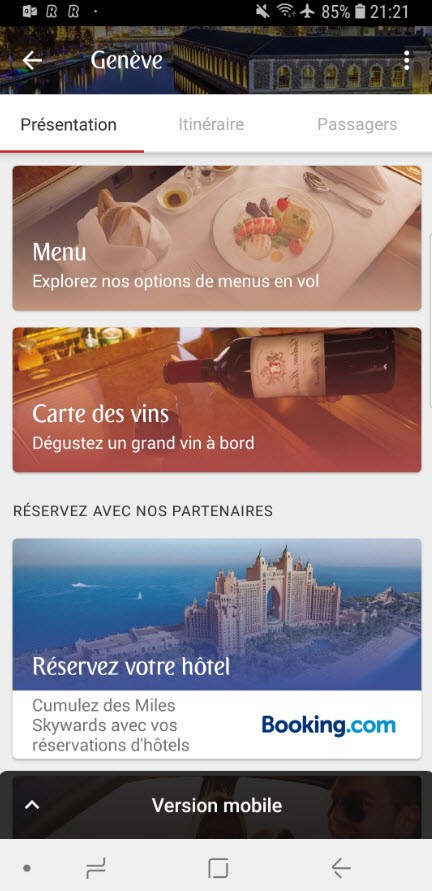 Appli mobile Emirates iphone Appli mobile Emirates iphone