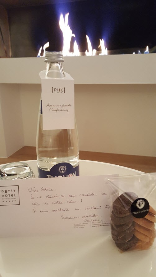 Petit cadeau de bienvenue en chambre Petit cadeau de bienvenue en chambre