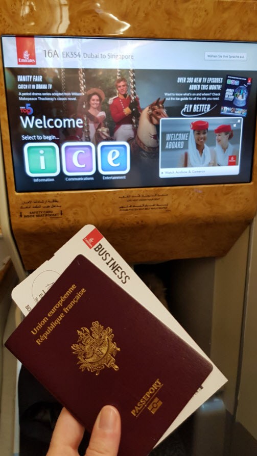 Classe Affaire Emirates A380 Classe Affaire Emirates A380