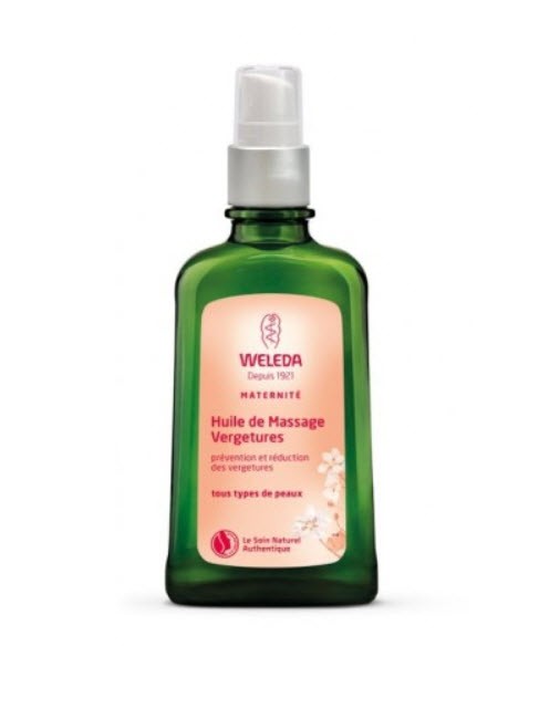 Huile de massage vergetures de Weleda Huile de massage vergetures de Weleda