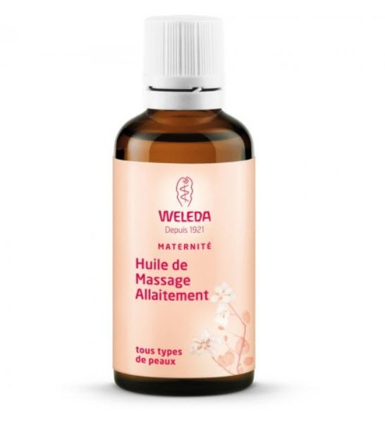 Huile de massage allaitement de Weleda Huile de massage allaitement de Weleda