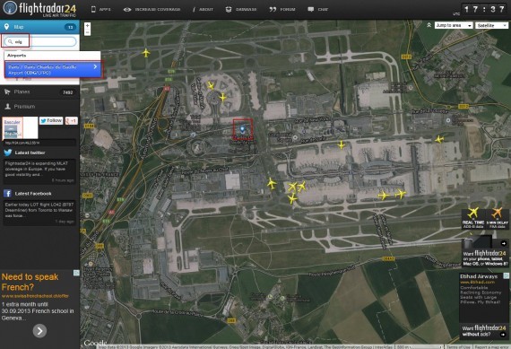 Flight radar 01 Flight radar 01