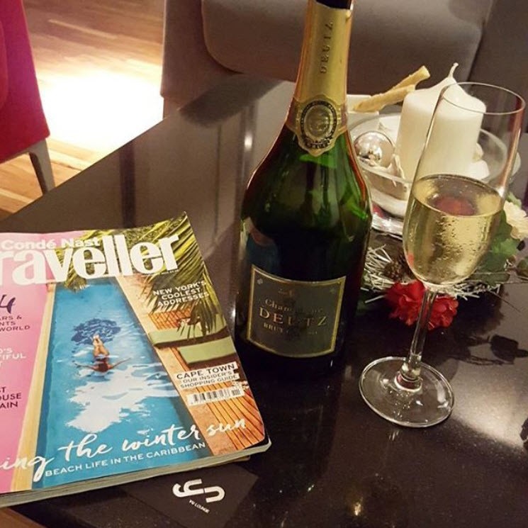 Champagne Deutz lounge aeroport Maurice Champagne Deutz lounge aeroport Maurice