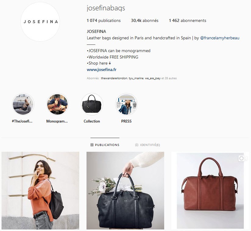 Josefina bags Josefina bags