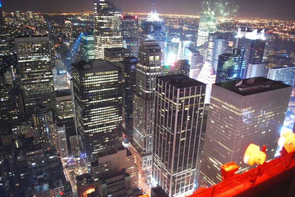 Rockefeller Center by night