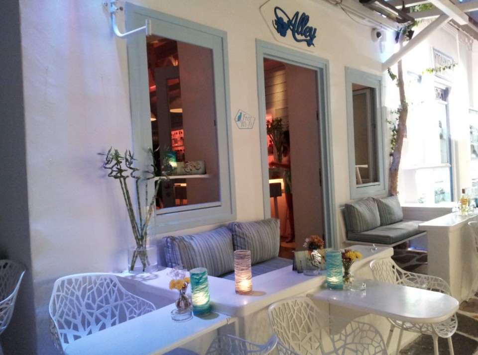 Mise en valeur des restaurants de Mykonos Mise en valeur des restaurants de Mykonos