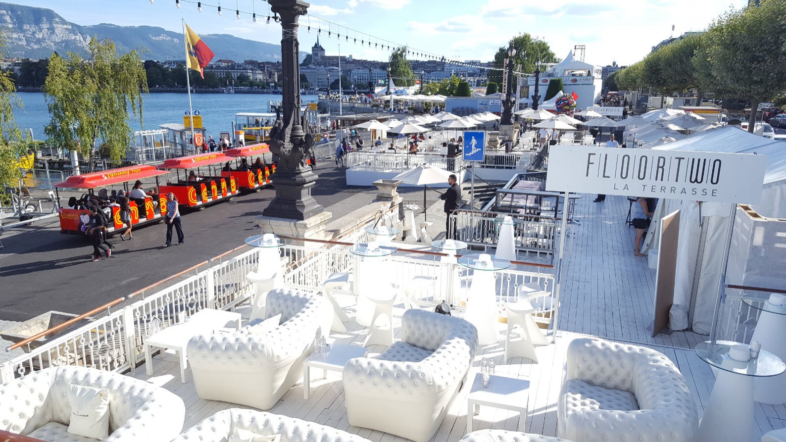 Les terrasses du Floortwo pendant les fêtes de Genève Inspiration for