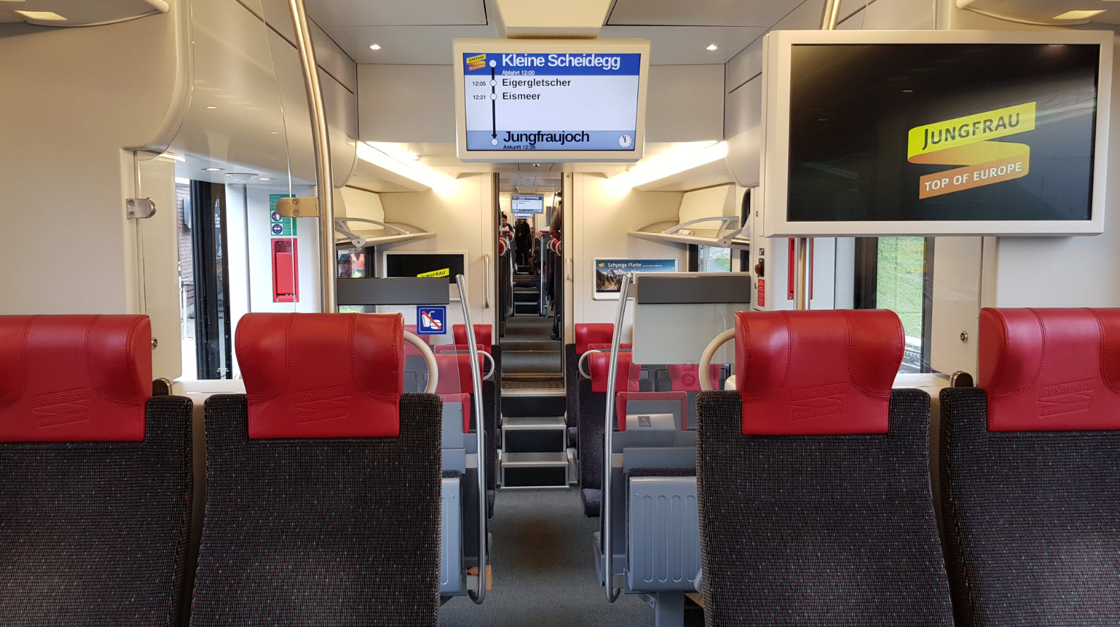 Train pour la Jungfrau