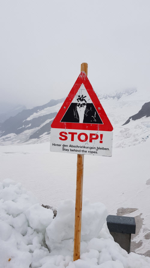A faire en haut de la Jungfrau Top of Europe