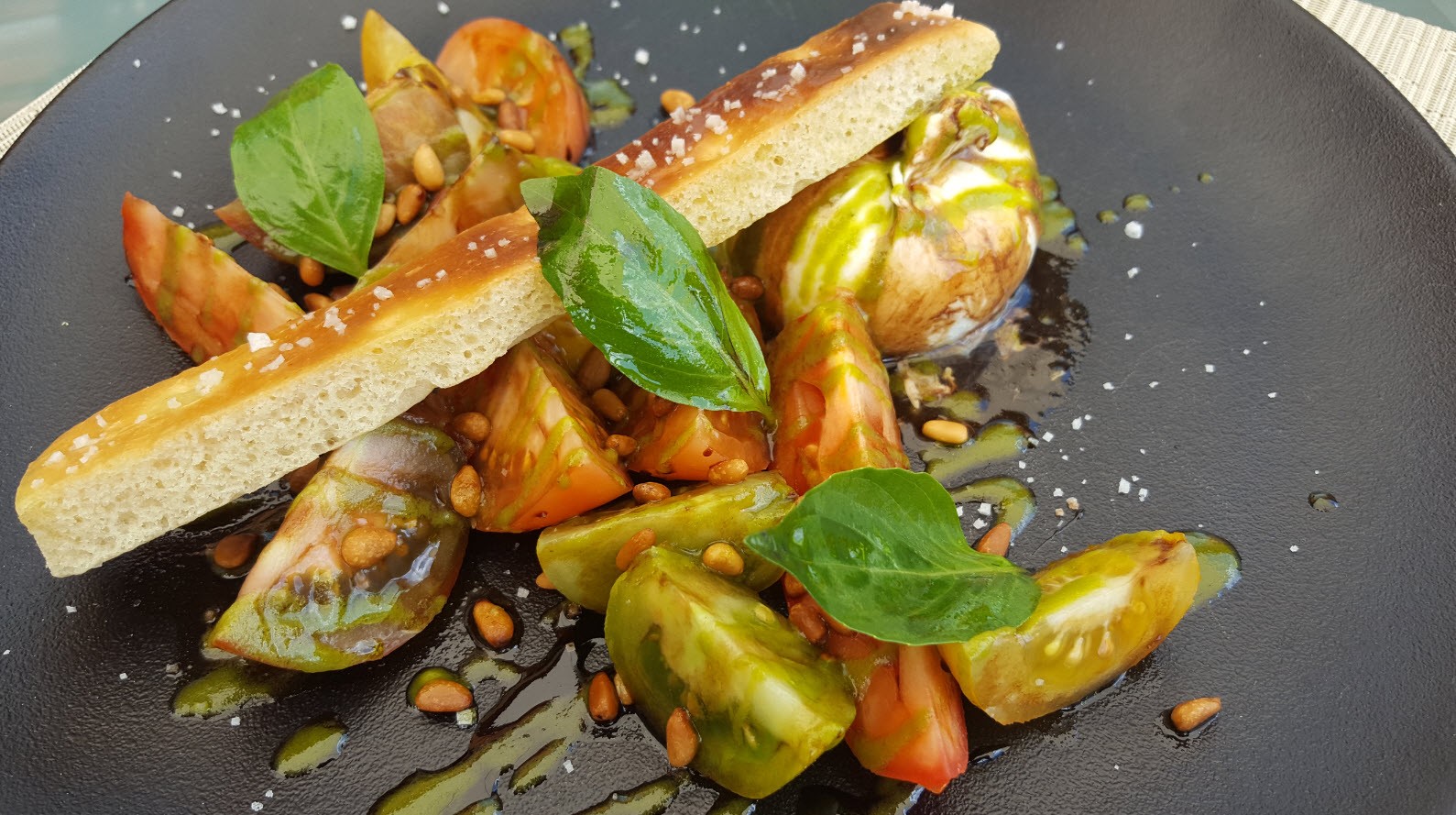 Salade tomates burrata Salade tomates burrata