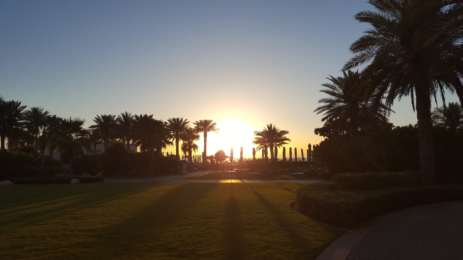 Coucher de soleil depuis les jardins et ma terrasse Coucher de soleil depuis les jardins et ma terrasse