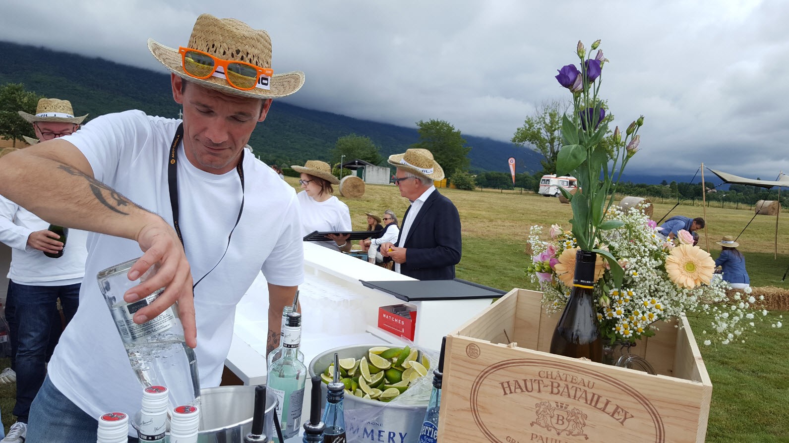 Barman en action Barman en action