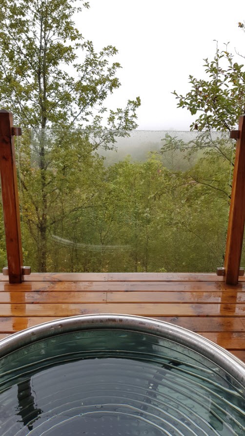 Terrasse avec jacuzzi et vue Terrasse avec jacuzzi et vue