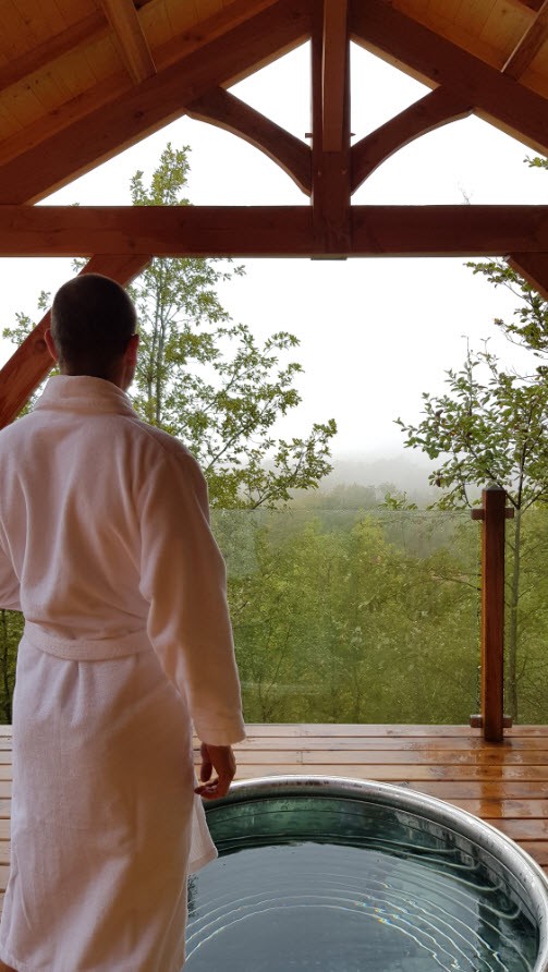 Terrasse avec jacuzzi et vue Terrasse avec jacuzzi et vue