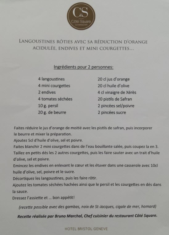 Recette langoustines Recette langoustines